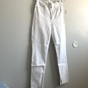 Joes High Rise Skinny Ankle Sz 30 white NWT